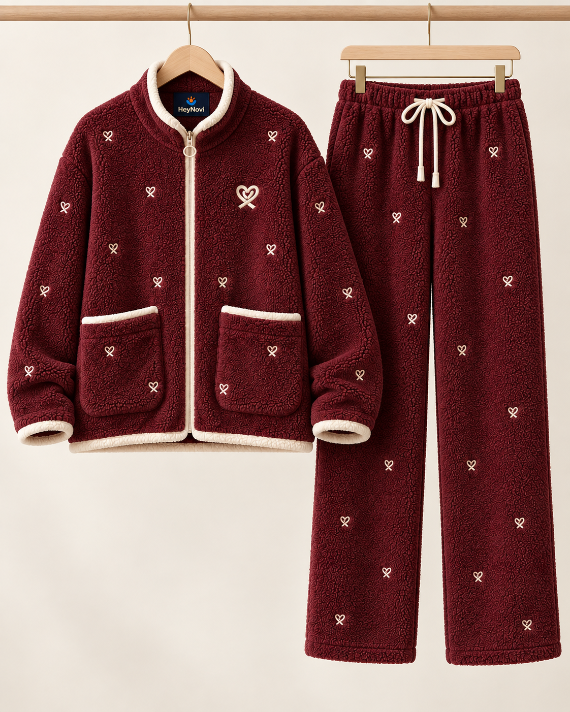 Novi Cozy Set – Burgundy