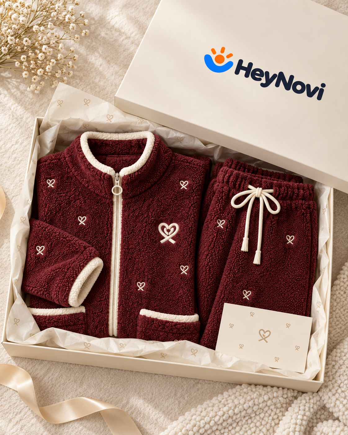 Novi Cozy Set – Burgundy