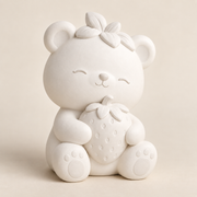 Momo Erdbeer-Bär – DIY-Figur zum Bemalen