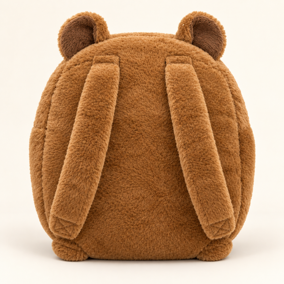 Capybara Kinder-Rucksack aus Plüsch mit Glitzerdetail
