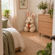 Rosie – Deko-Hase in Rosenoptik mit Karotte